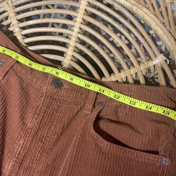 Agolde Riley jean corduroy brown  size 29 - Picture 8 of 9